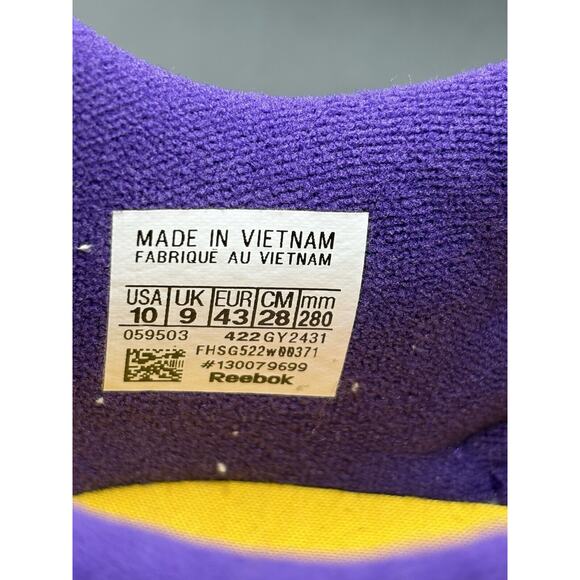 Size 10- Reebok Popsicle x Classic Leather Purple Emperor GY2431